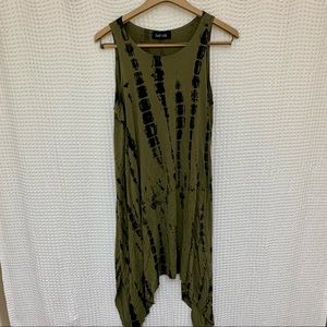 FABRIK ARMY GREEN AND BLACK TIEDYE DRESS!!!